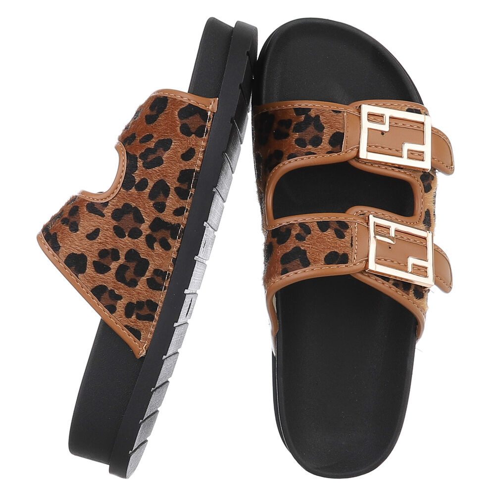 Ital-Design Bequeme Damen-Sandalen mit Schnallen in günstig online kaufen