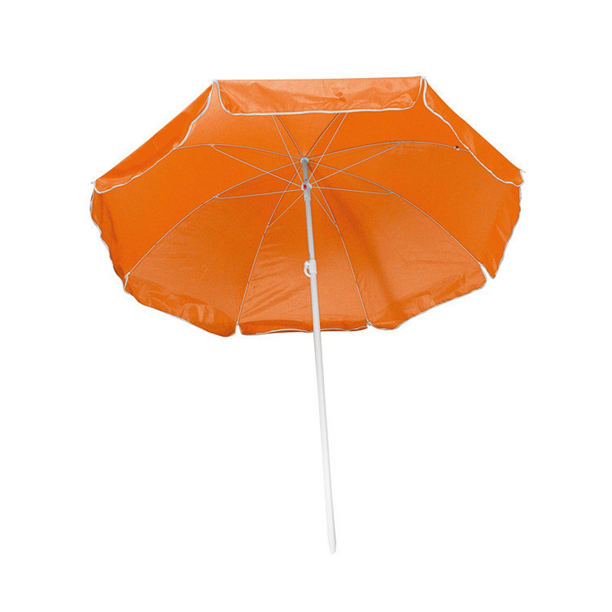 Sonnenschirm Strandschirm / Sonnenschirm / stufenlos verstellbar / Farbe: orange