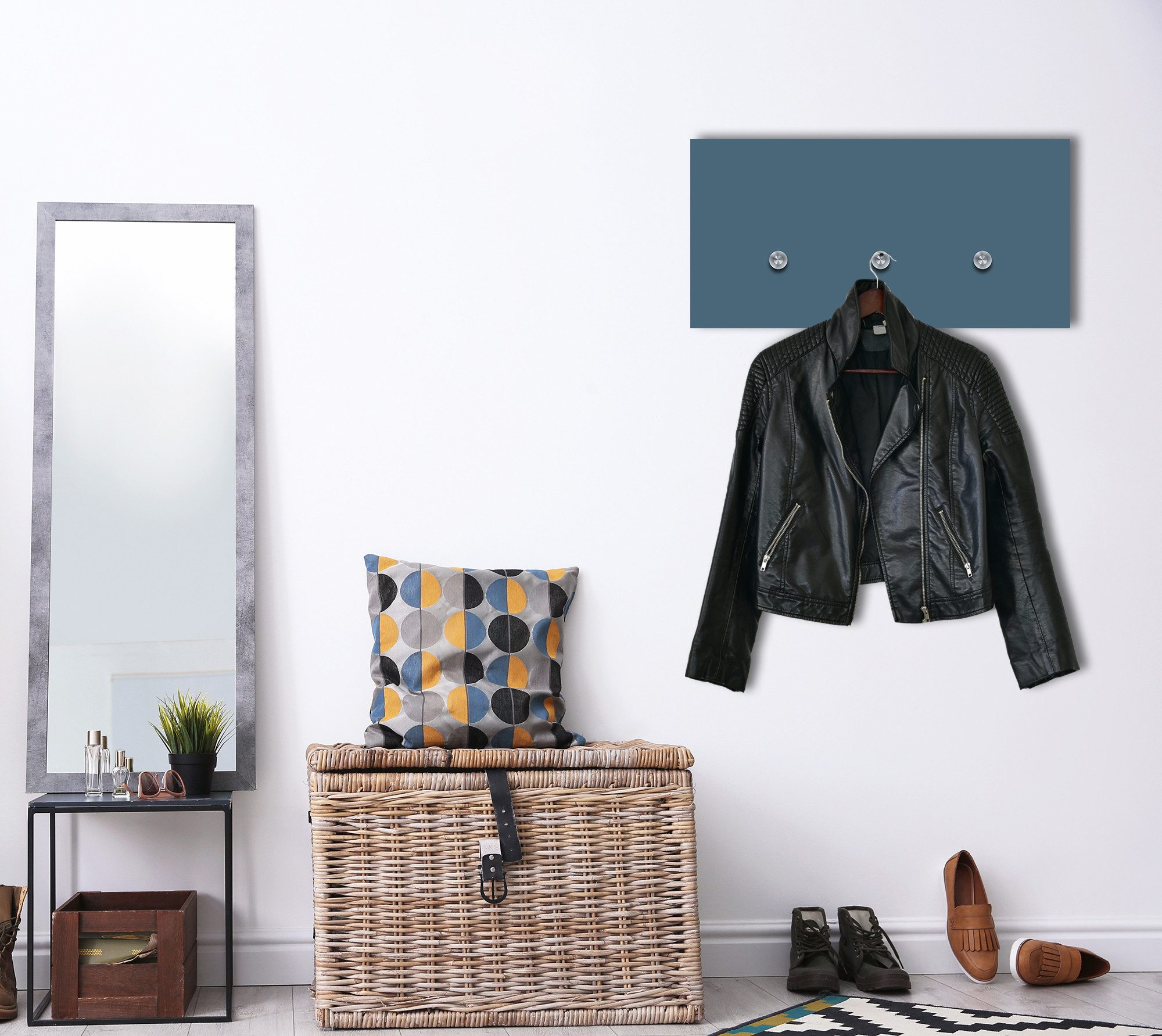 queence Wandgarderobe Bunte Wandgarderoben für wenig Platz - stylisch und modern - einfarbig, in verschiedenen Farben und Größen erhältlich