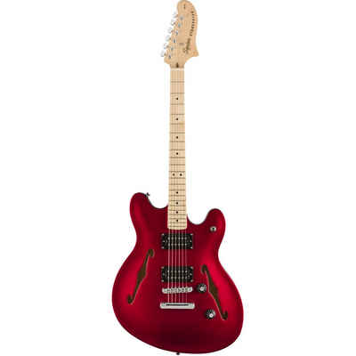Squier Halbakustik-Gitarre, Affinity Series Starcaster MN Candy Apple Red - Halbakustik Gitarre