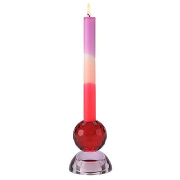 Giftcompany Kerzenhalter Teelichthalter und Kerzenhalter Sari Rot Hellrosa