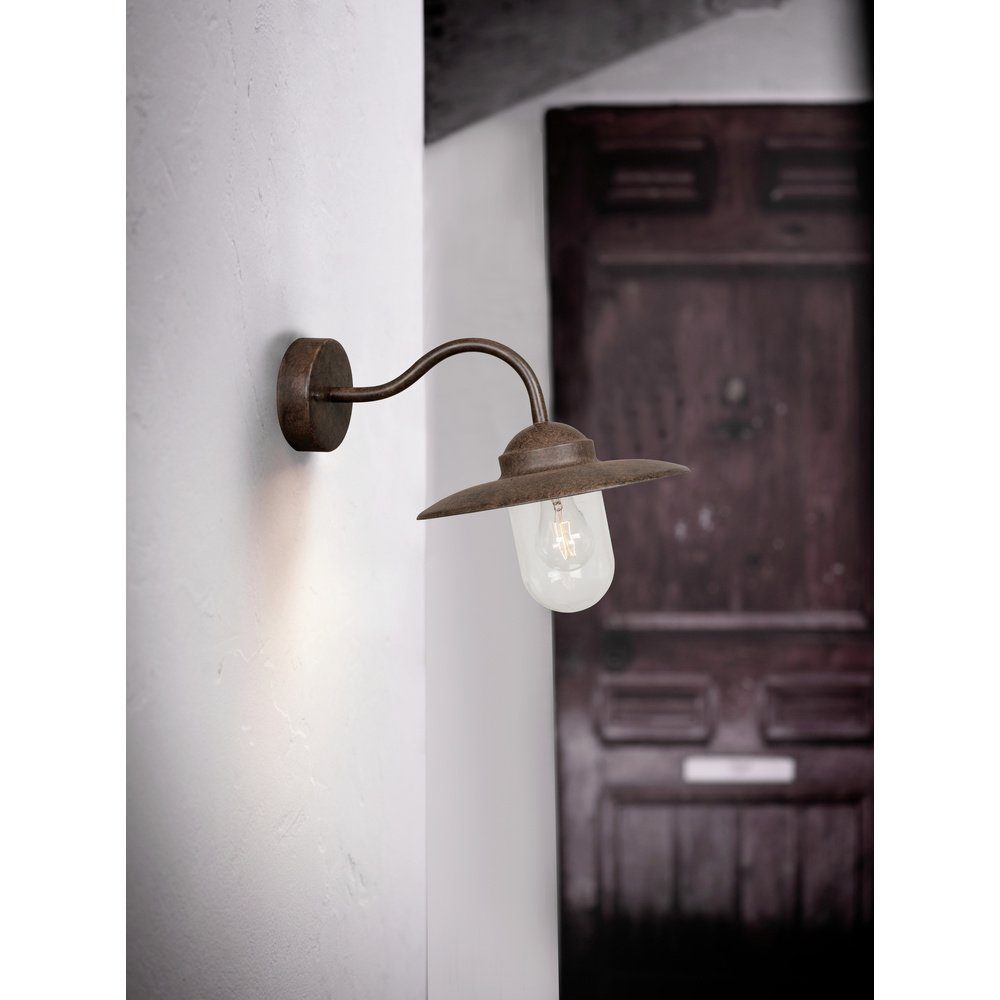 Nordlux Außen-Wandleuchte Nordlux Luxembourg 22671009 Außenwandleuchte E27 Rost