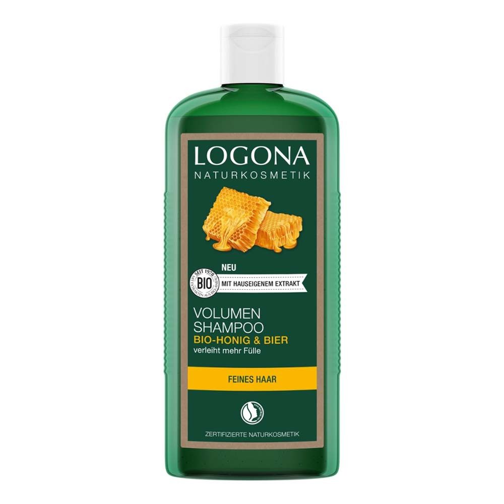 LOGONA Haarshampoo Bier & Honig - Volumen Shampoo 250ml