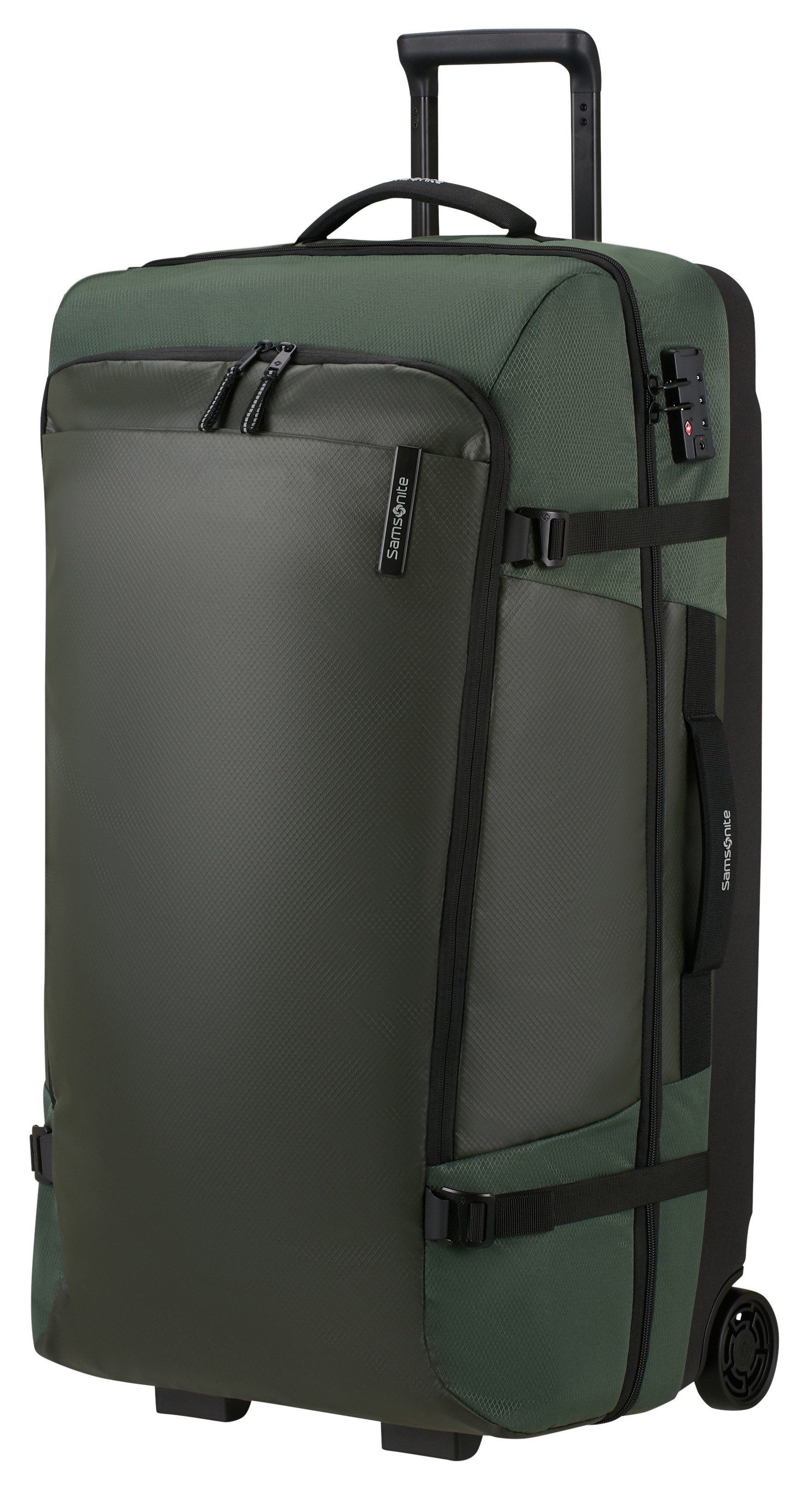 Samsonite Reisetasche ARMOX, 79 cm, Duffle mit Rollen TSA-Schloss Packgurte Trolley-Gestänge