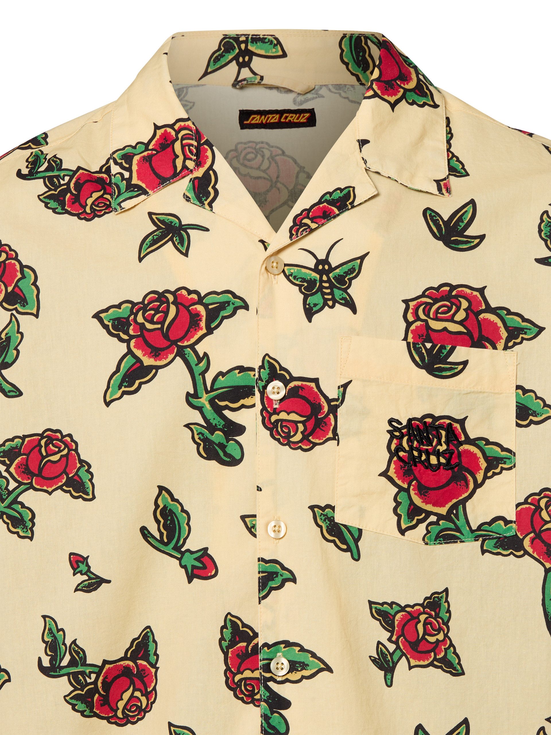 Santa Cruz Outdoorhemd Flash Roses
