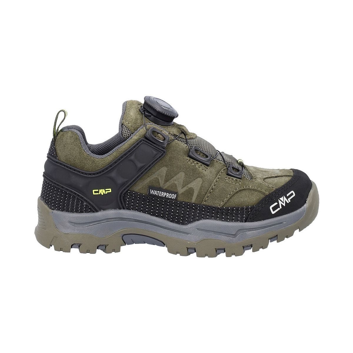 CMP Kids Kiruna Low Fitgo WP Trekking Shoes Hikingschuh Wasserdichte Kinder-Trekkingschuhe mit FitGo-Verschluss und Rauleder