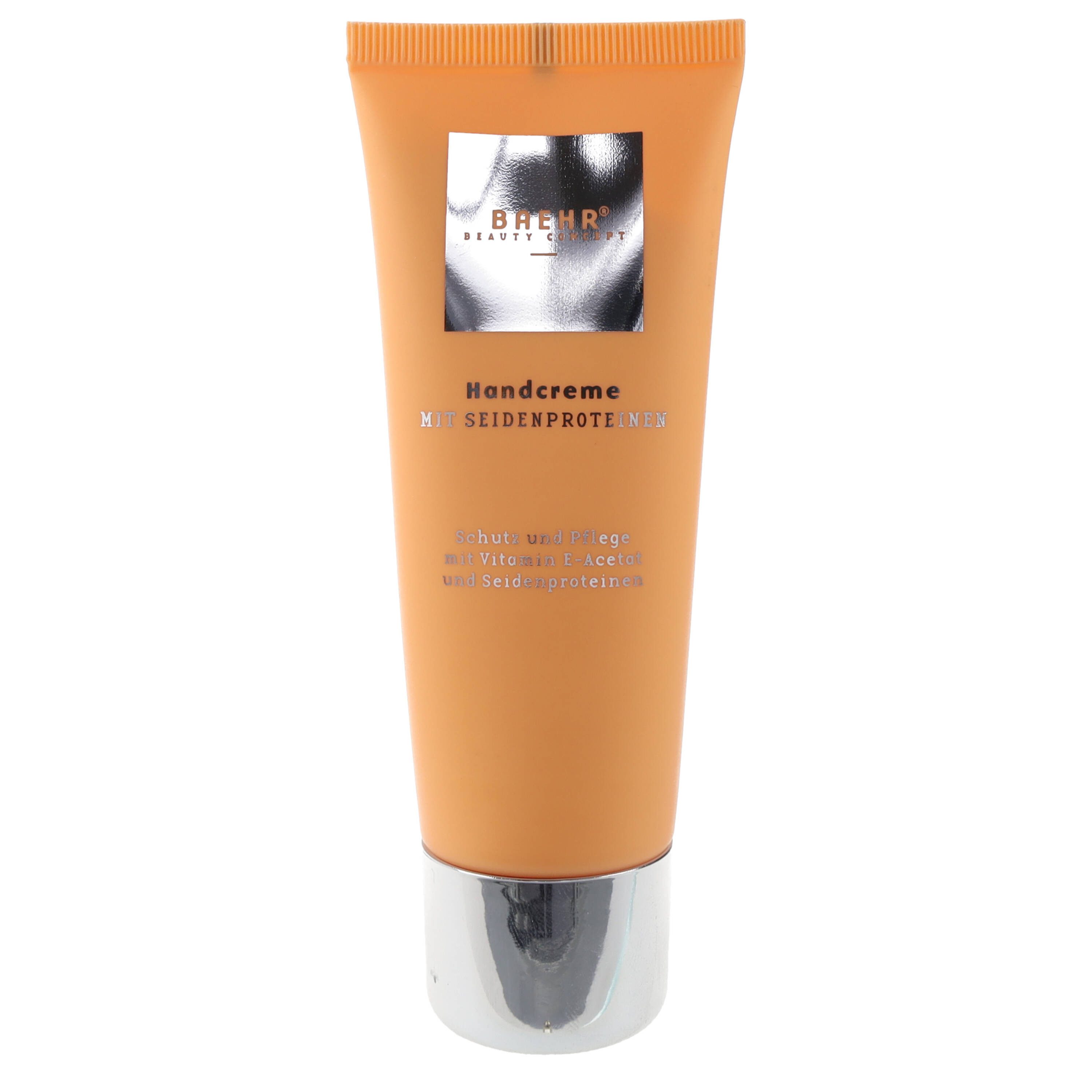 BAEHR BEAUTY CONCEPT Handcreme Baehr Beauty Concept Handcreme mit Seidenproteinen 75ml angenehm zarter Duft, 1-tlg., pflegend, glättend & stärkend dank Vitamin E-Acetat