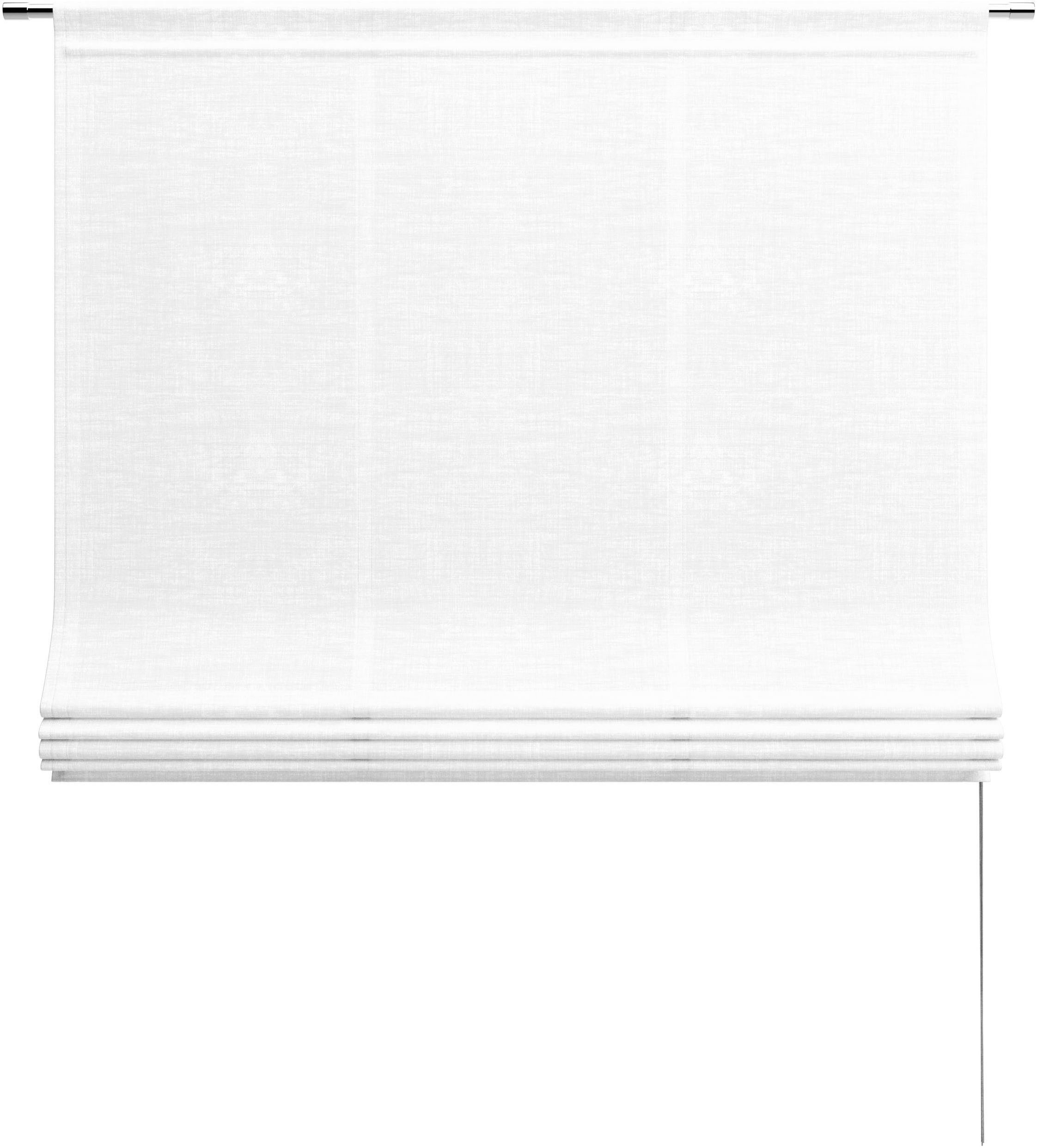 Neutex for you! Raffrollo ALLURE, mit Klettschiene, freihängend, dezent natürliche Optik