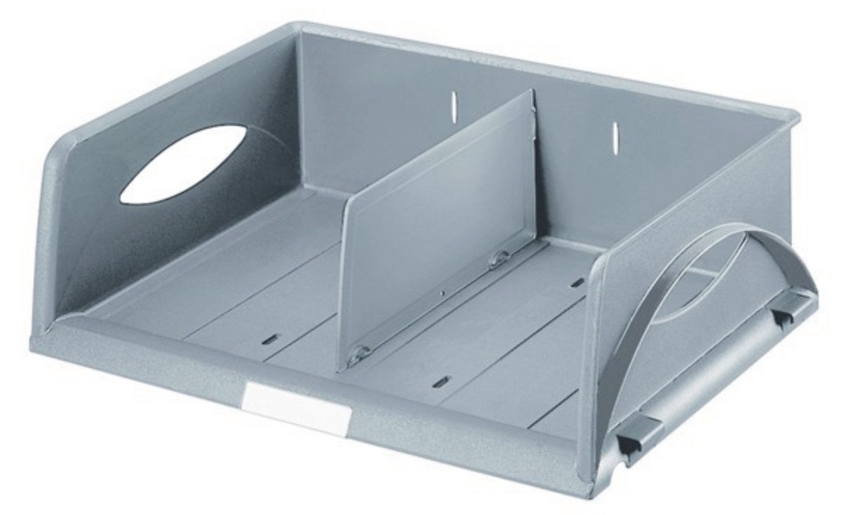 Briefablage Ablagekorb Sorty quer A4/C4 405x125x300mm grau