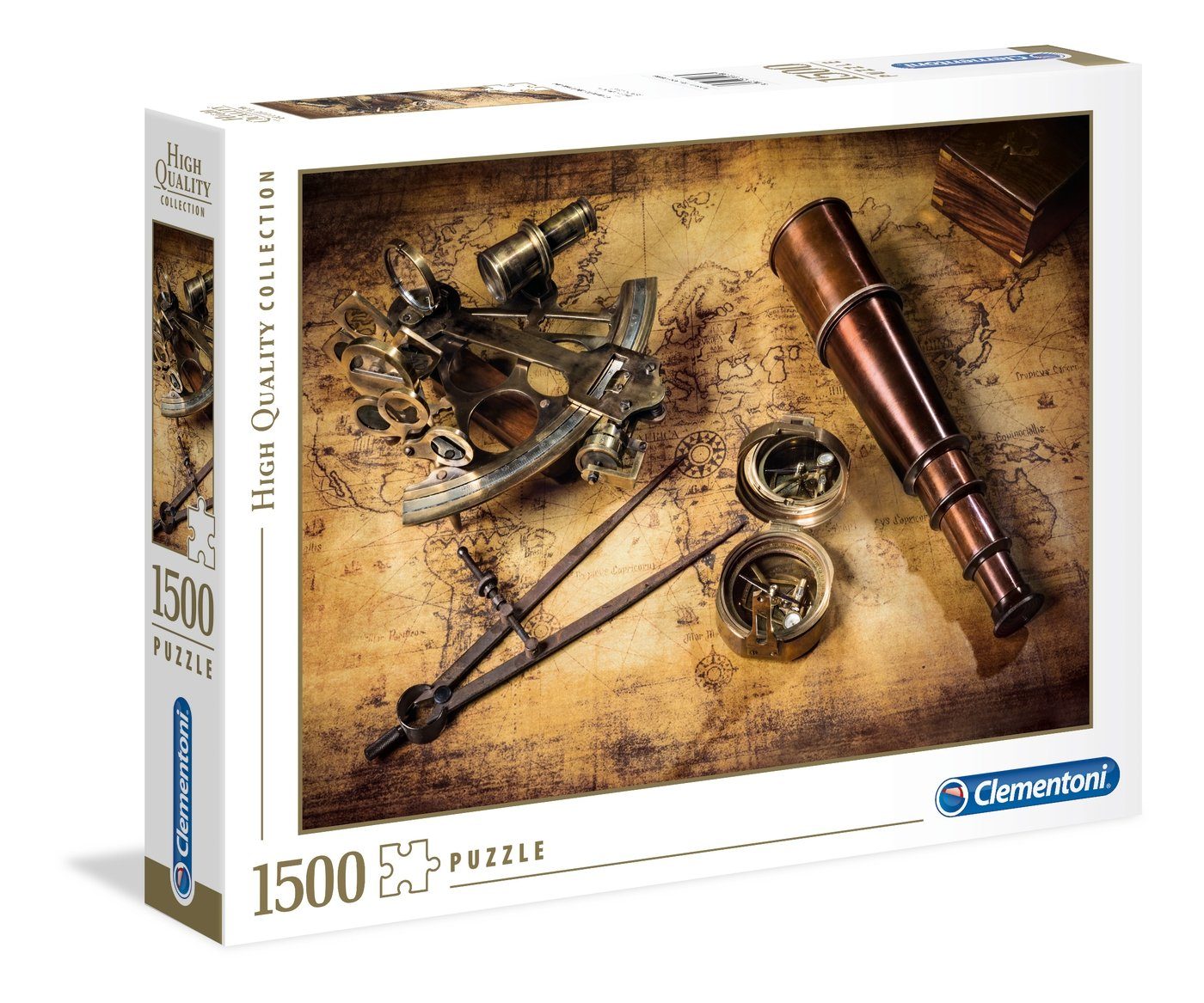 Europe Puzzle, 1500 the Puzzle treasure 1500 Course Puzzleteile, Made to in Teile Clementoni®