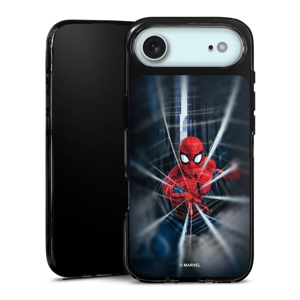 DeinDesign Handyhülle Marvel Spider-Man Kinofilm Spider-Man Webs In Action, Apple iPhone Air Silikon Hülle Bumper Case Handy Schutzhülle