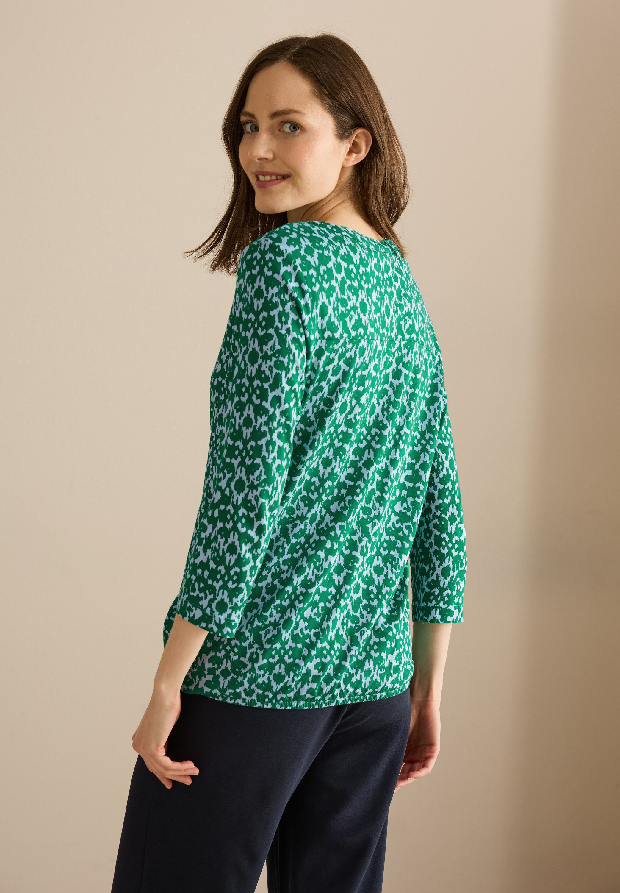 CECIL 3/4-Arm-Shirt mit Minimal-Print und im günstig online kaufen