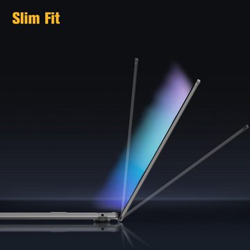 Fintie Laptop-Hülle für MacBook Air M3 M2 13.6 Zoll (2024-2022 Freisetzung) A3113 A2681, [100% Entspricht der Offiziellen Farbe] Ultradünne Matt Hartschale
