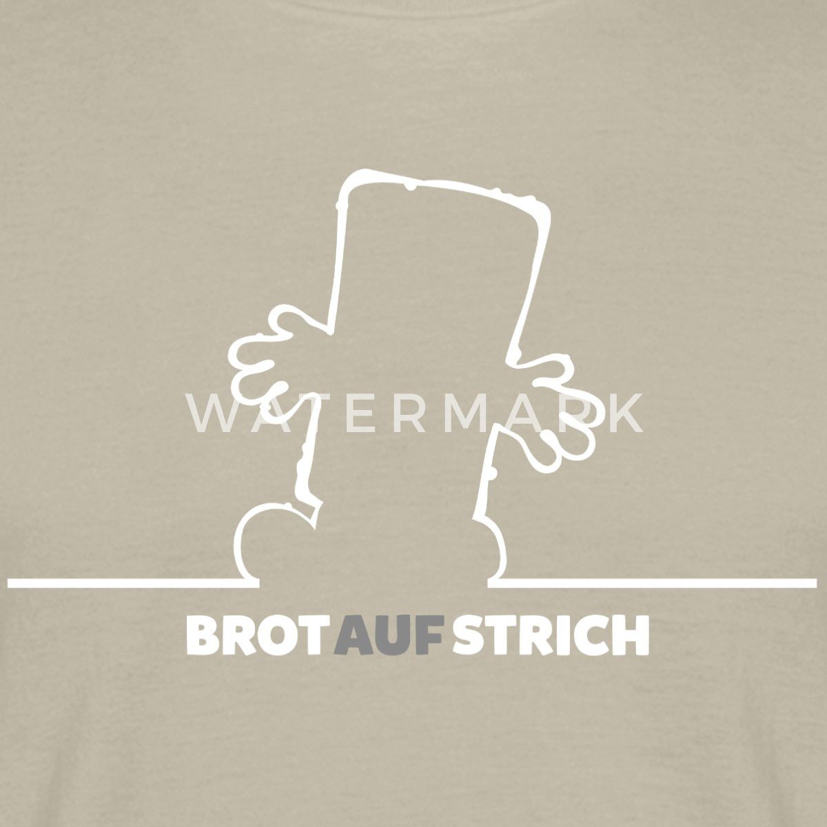 Spreadshirt T-Shirt Bernd Das Brot BrotAufStrich günstig online kaufen
