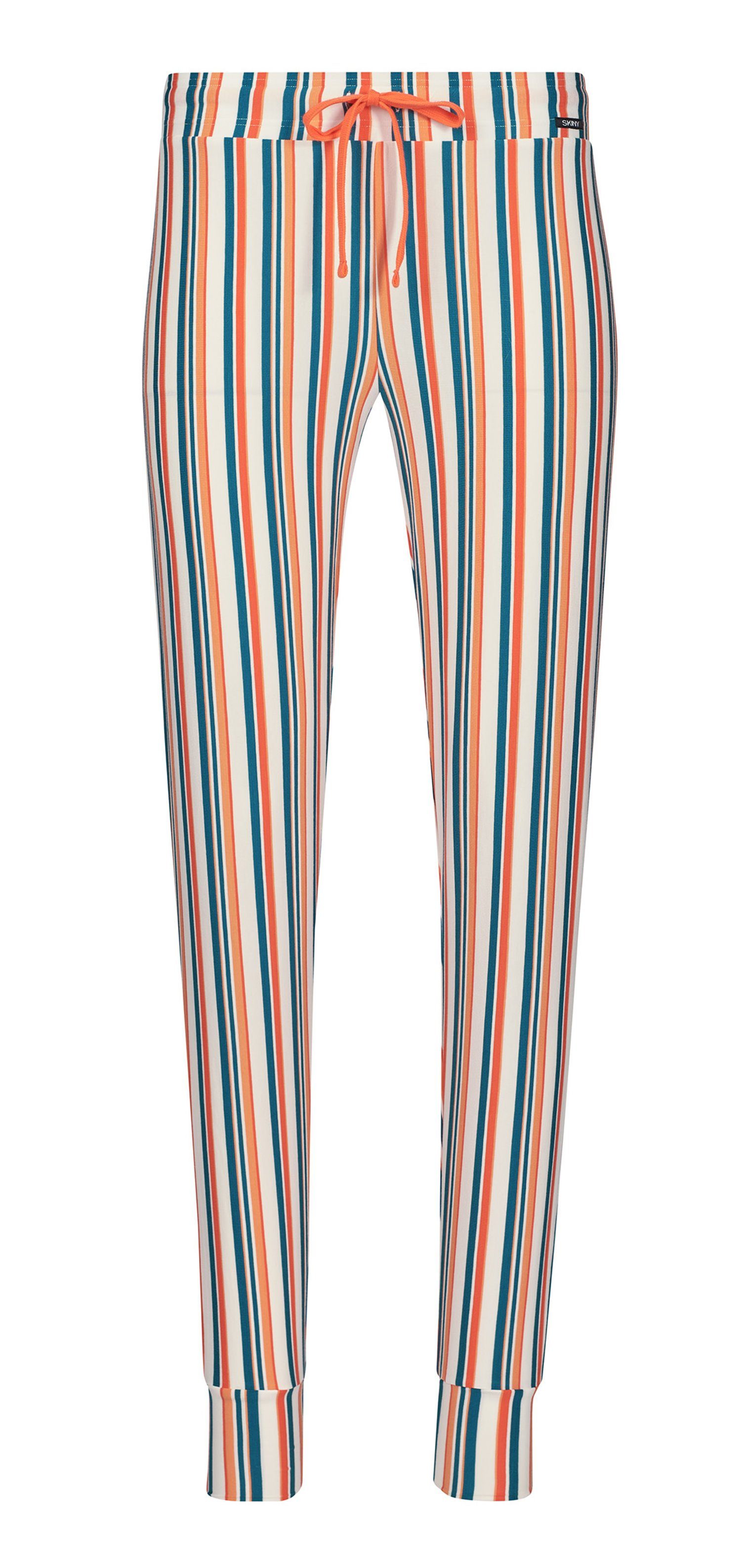 Modisches Schlafanzug Hose Pyjamahose Damen Skiny (1-tlg) Design