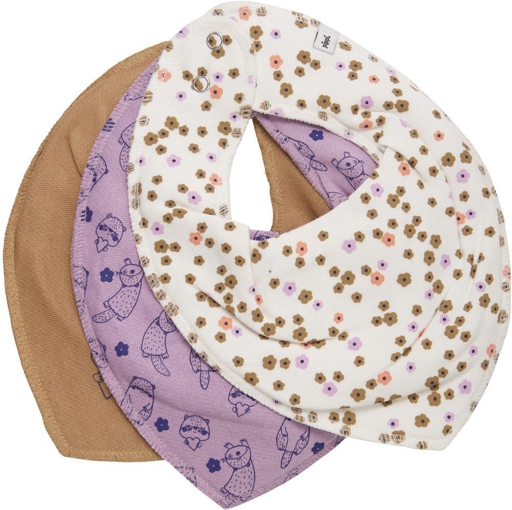 Lätzchen Bandana Bib Girl-AOP (3-pack)
