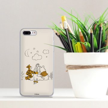 DeinDesign Handyhülle Winnie Puuh Offizielles Lizenzprodukt Disney Best Friends in Nature, Apple iPhone 7 Plus Silikon Hülle Bumper Case Handy Schutzhülle