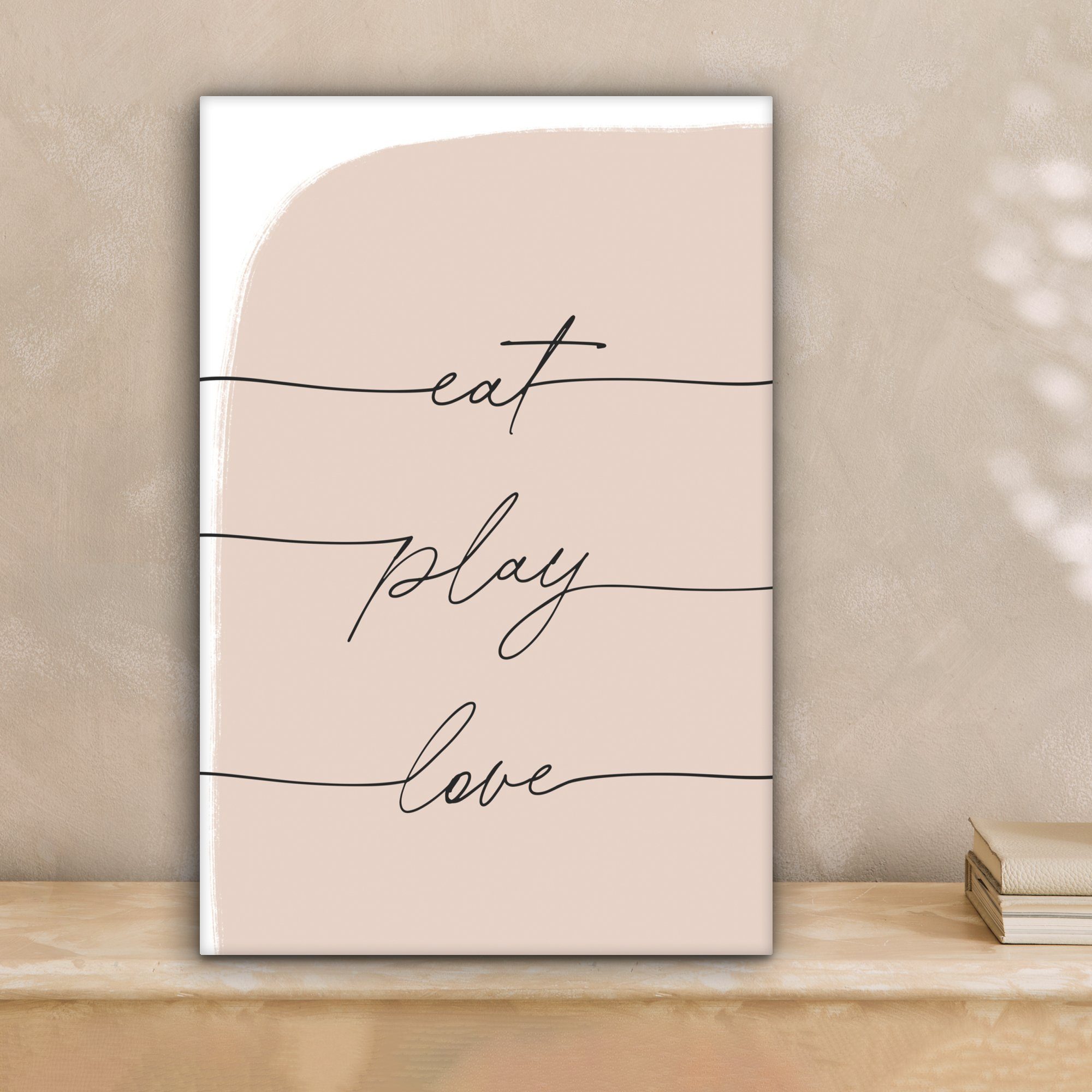 OneMillionCanvasses® Leinwandbild Text - Zitate - günstig online kaufen