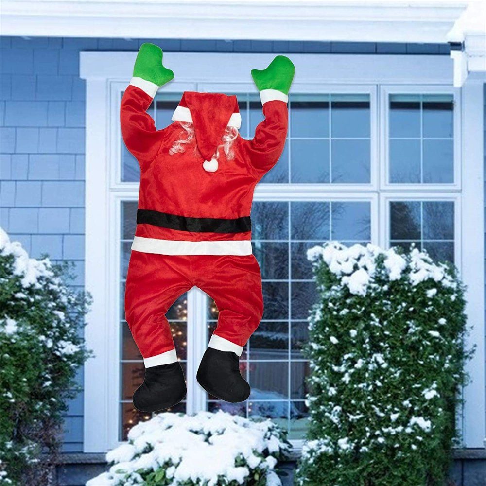 Coonoor Weihnachtsmann Nikolaus auf Wand 108cm Weihnachtsdekoration