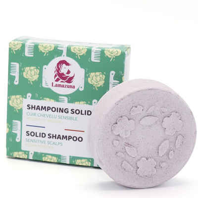 Lamazuna Festes Haarshampoo Festes Shampoo Peonienpulver, 70 g
