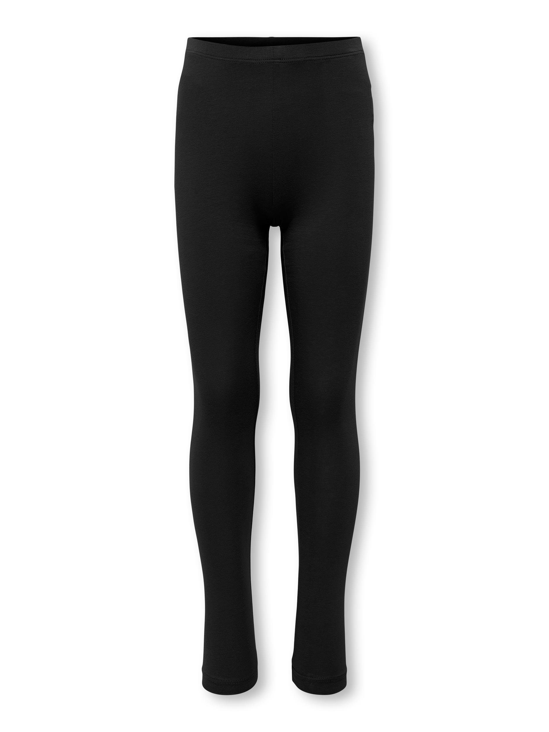 LEGGINGS ONLY JRS black KIDS Leggings SOLID KOGNILLE NOOS