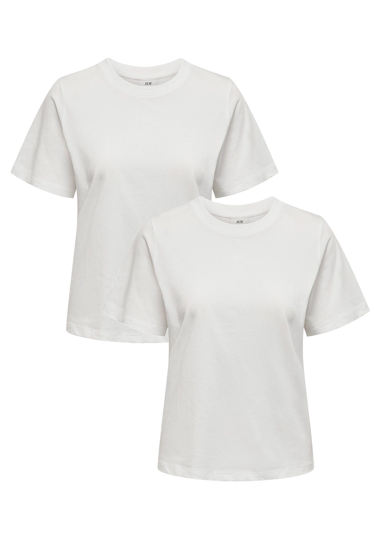 JACQUELINE de YONG T-Shirt Basic T-Shirt 2-er Set VMPAULA (2-tlg) 5417 in Weiß-2
