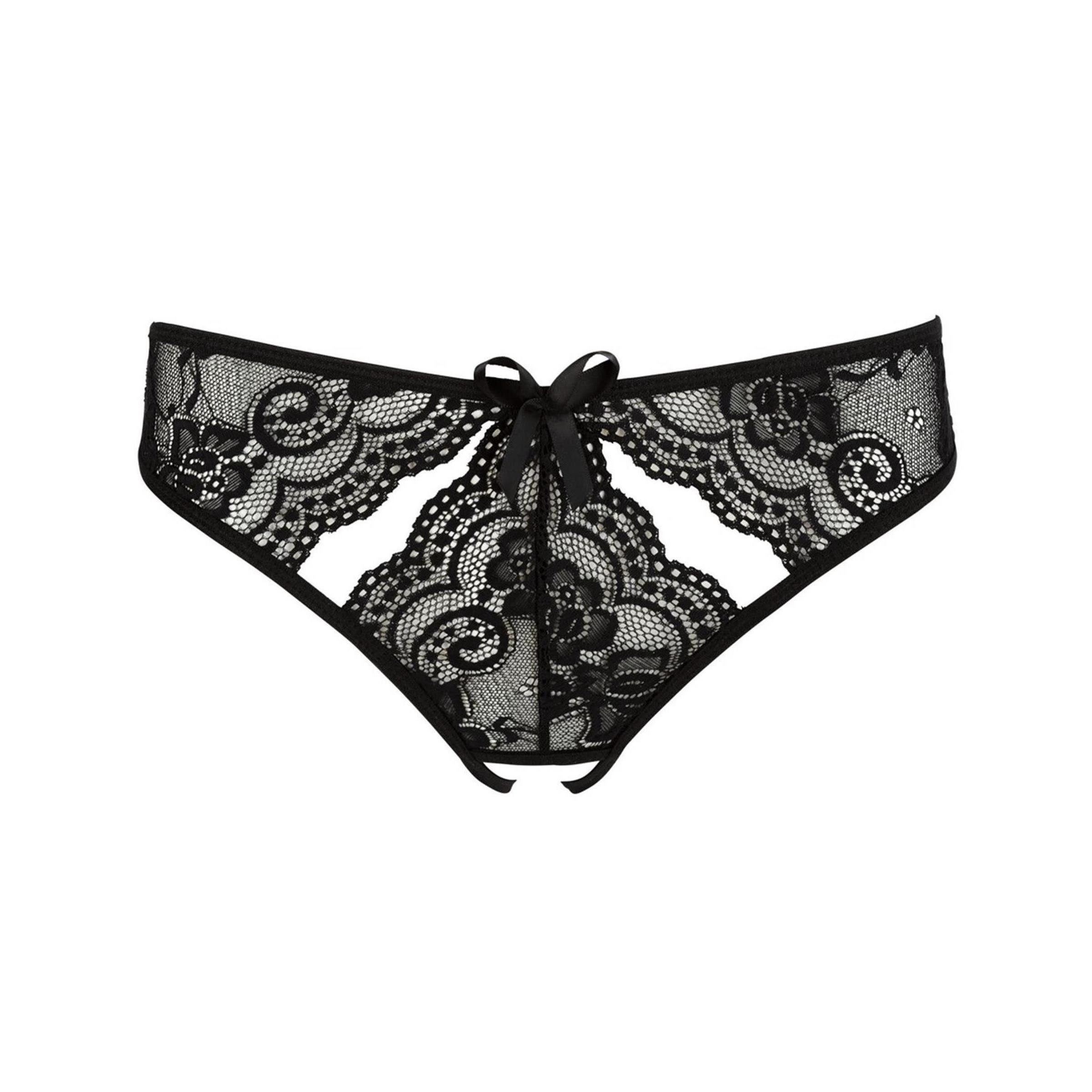 NO:XQSE Slip-Ouvert NO:XQSE- Slip offen schwarz - (L,M,S,XL)