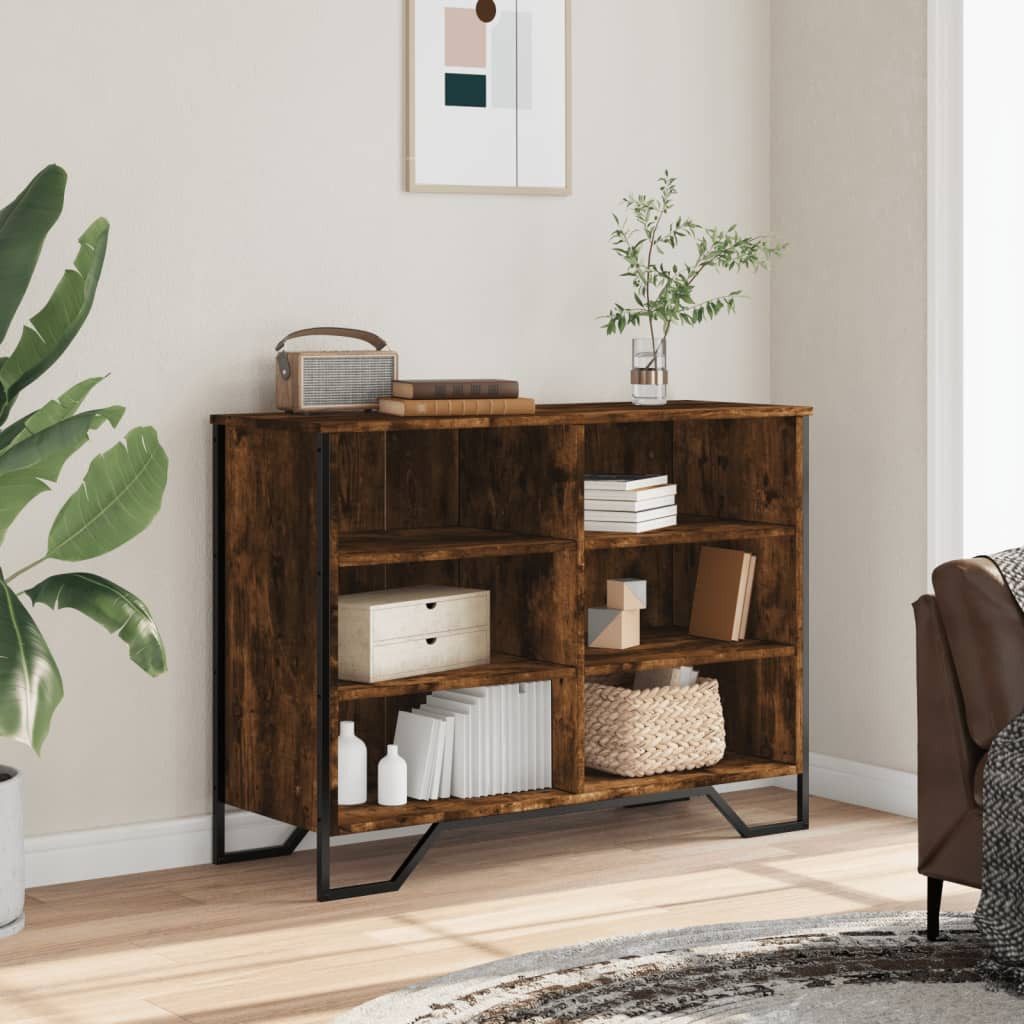vidaXL Sideboard Sideboard Räuchereiche 101x35,5x74,5 cm günstig online kaufen