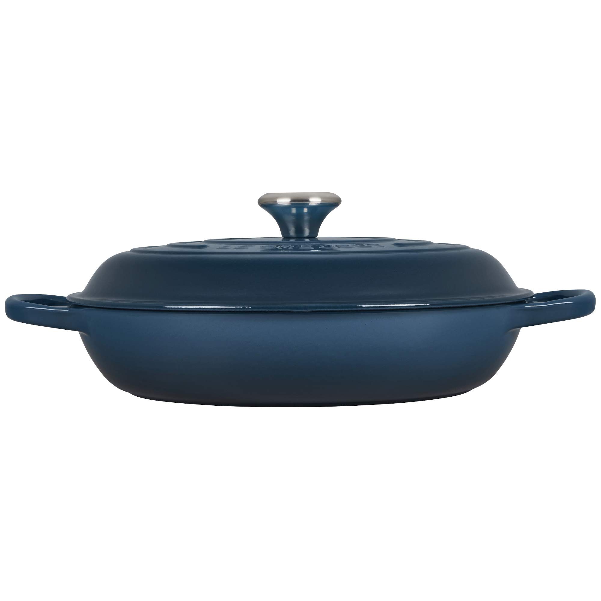 LE CREUSET Bratentopf Gourmet-Profitopf, Gusseisen, Ø 30 cm, 6,7 l, 5,56 kg, Deep Teal, 21180306422430