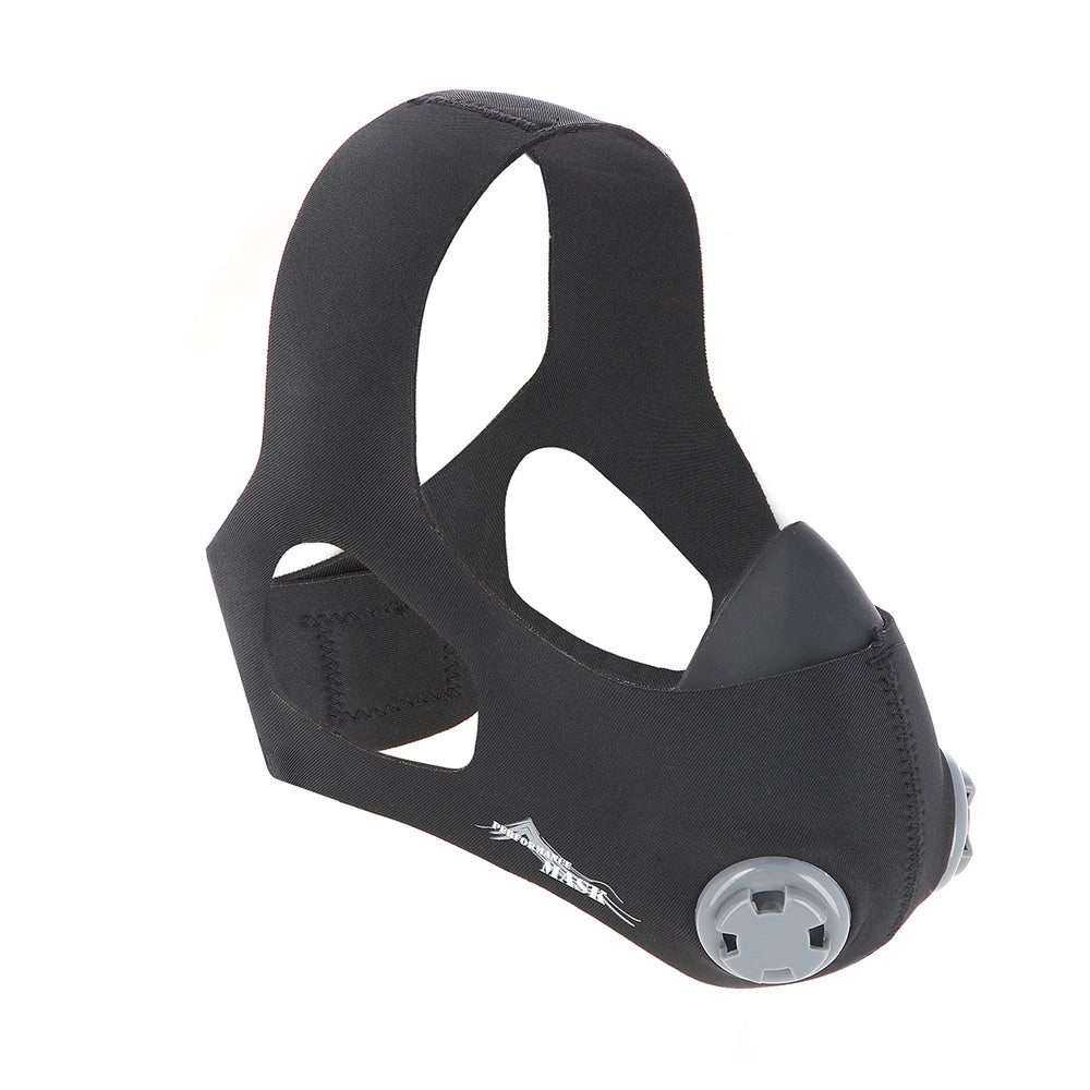 HMS Gesichtsmaske Trainingsmaske Atemtrainer Höhenmaske Spar-Set, 1-tlg., verstellbare Ventile, Höhensimulation 900-5400 m, leicht
