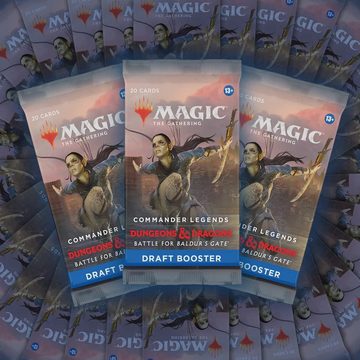 Magic the Gathering Sammelkarte Magic (MTG) Commander Legends: Battle for Baldur's Gate Draft Display, Englisch