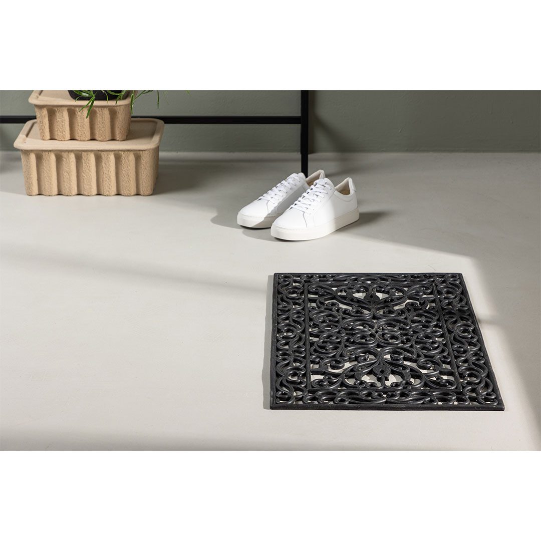 ebuy24 Teppich Mats Fußabtreter 75x45cm schwarz., günstig online kaufen