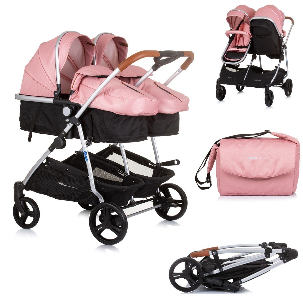 Geschwisterwagen Geschwisterkinderwagen Duo Smart