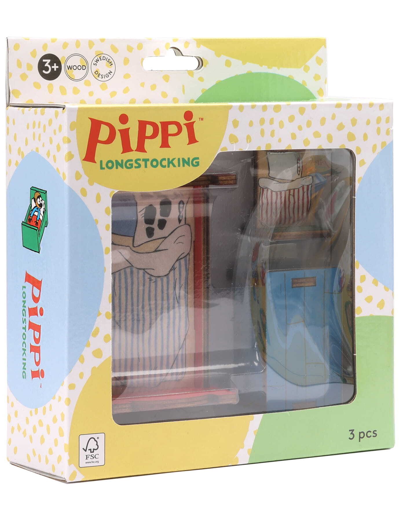 Pippi Langstrumpf Puppenhausmöbel Puppenhauszubehör Schlafzimmer Pippi günstig online kaufen