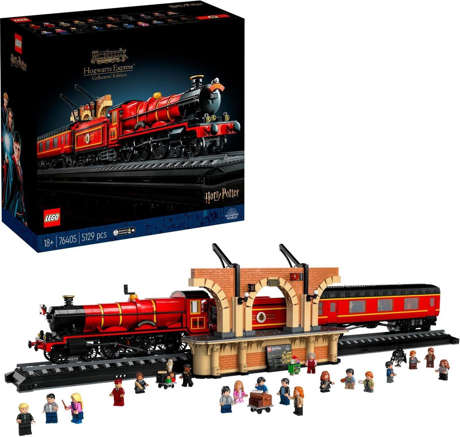 Potter Hogwarts Harry Express: Sammleredition - LEGO® St) (76405), Konstruktions-Spielset (5129