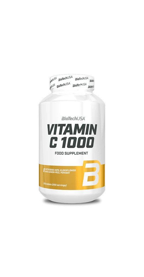 Biotech USA BioTech Vitamin C 1000 - 250 Tabl Tabletten, 500 g, Tabletten