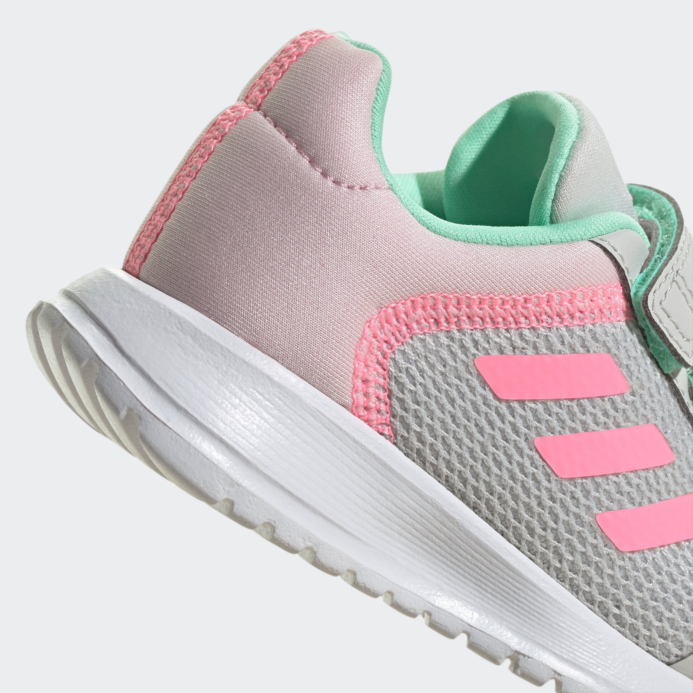 Sneaker adidas RUN mit Sportswear TENSAUR Klettverschluss grau-rosa