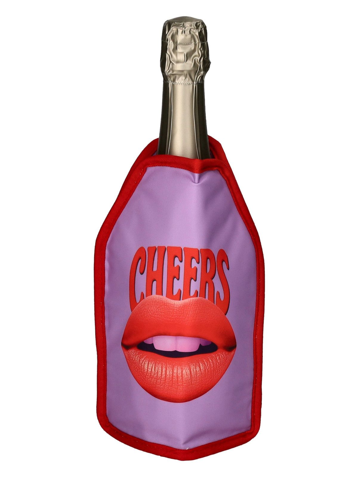 Giftcompany Weinkühler Froid Kühlmanschette Cheers lila 23,5cm