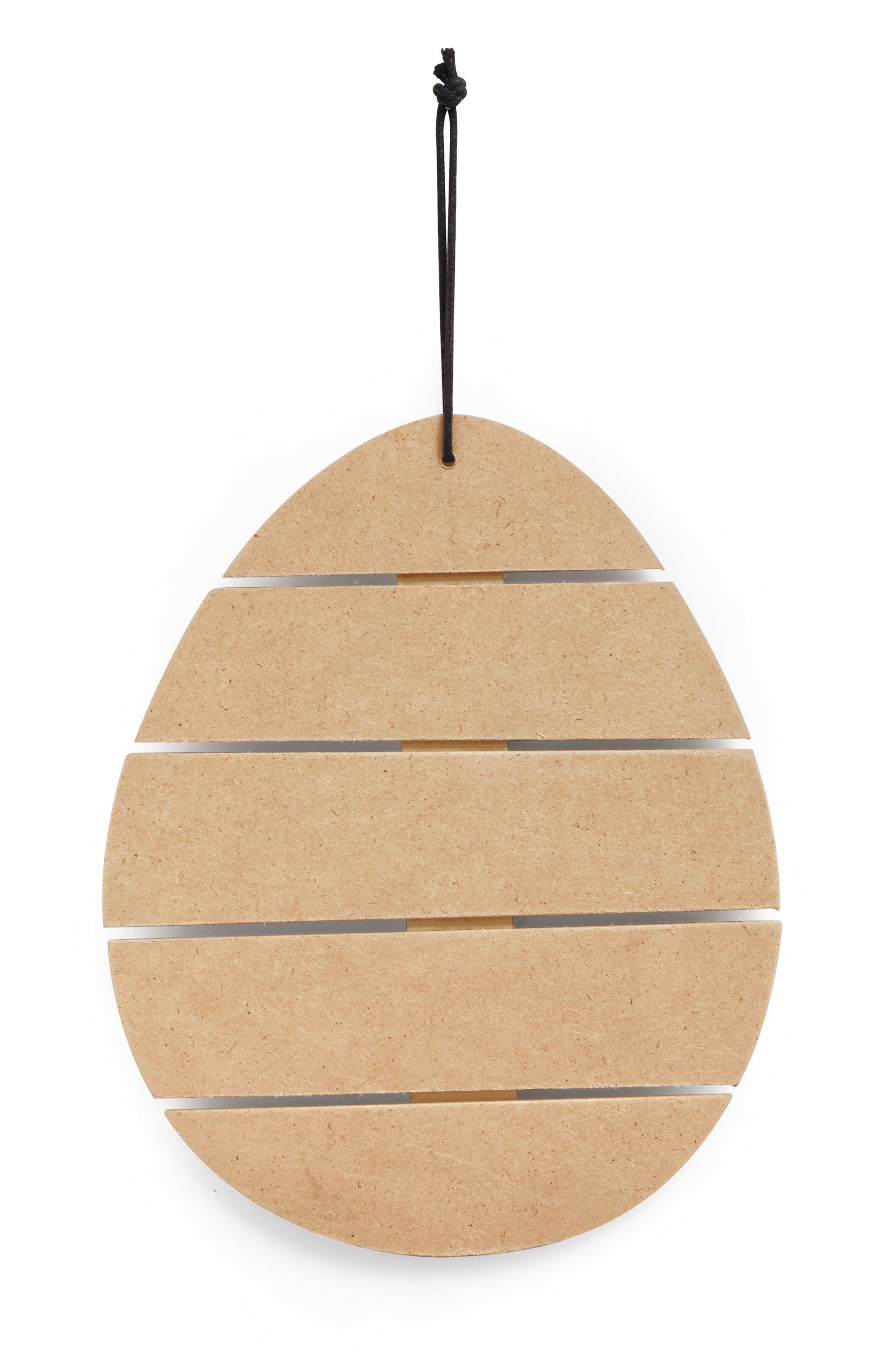 VBS Wanddekoobjekt Holz-Dekoschild Ei, 16 cm breit