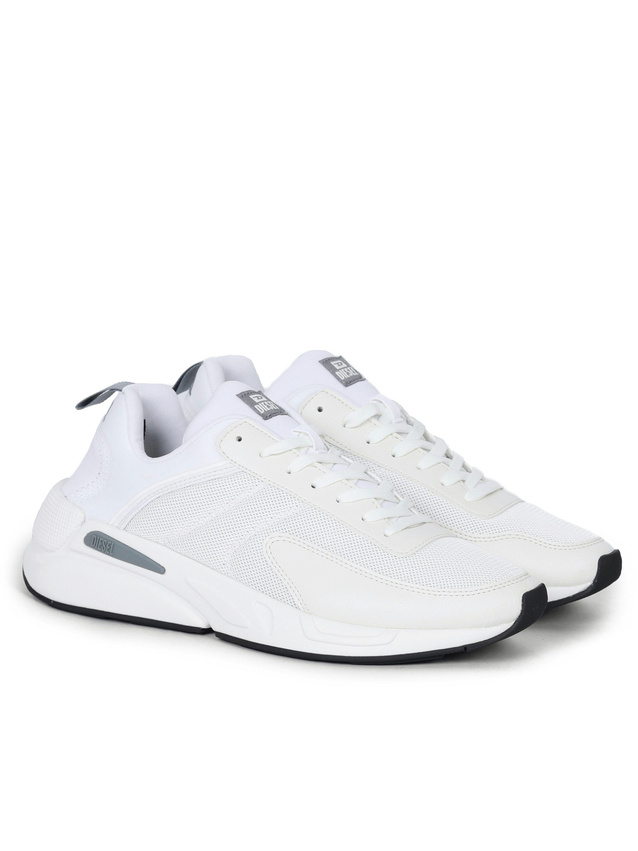 Diesel Low Top Mesh Sneaker - S-SERENA LOW Sneaker mit Overlays in Leder-Optik