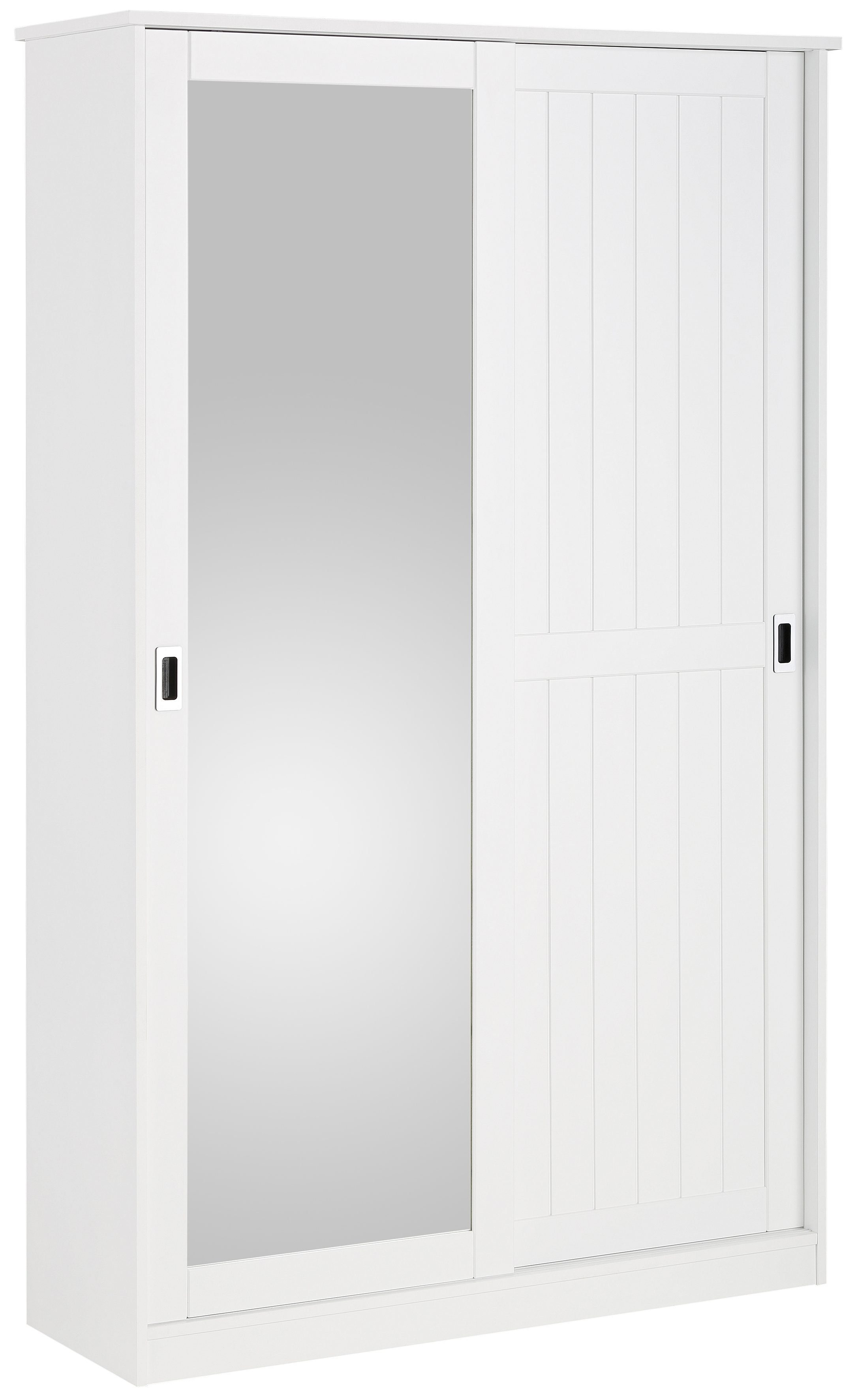 Home affaire Garderobenschrank Nekso mit Spiegel, Breite 114 cm, aus MDF oder Massivholz, FSC®