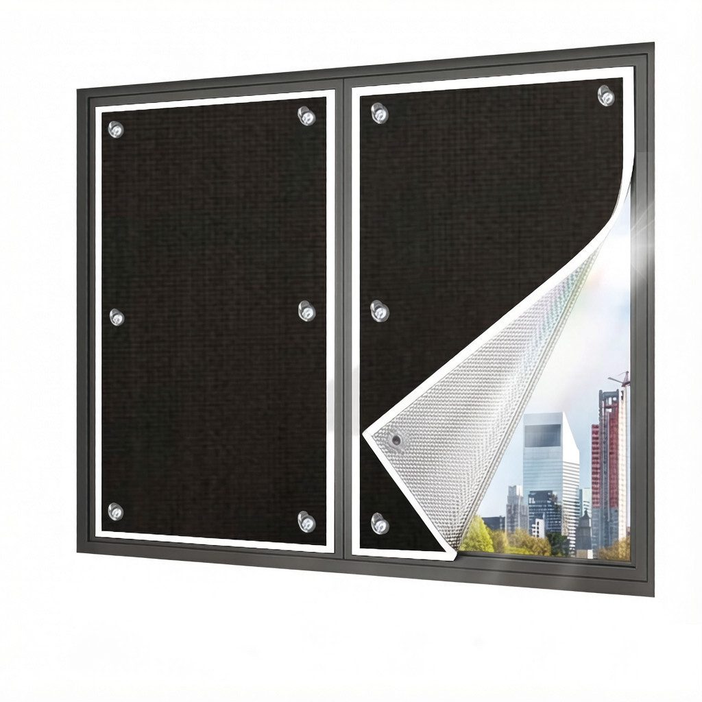 Diwzbyn Sonnenschutz-Fensterfolie Fensterfolie mit Saugnäpfen, UV-Schutz & Hitzeschutz