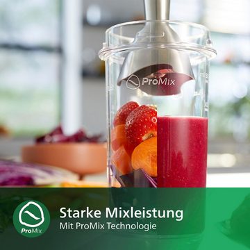 Philips Stabmixer HR2534/00 Daily Collection ProMix, 650 W, Metall Mixstab, inkl. Messbecher