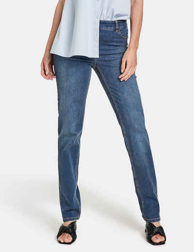 GERRY WEBER Stretch-Jeans 5-Pocket Jeans Straight Fit
