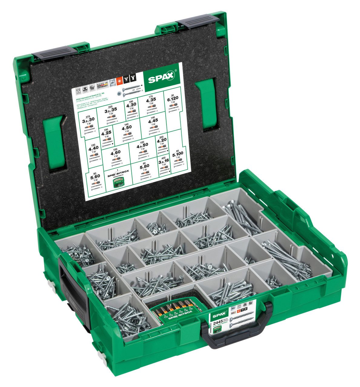 Sortimentskasten Spax Sortimentskasten L-Boxx 102 & BITBOX - 2.445