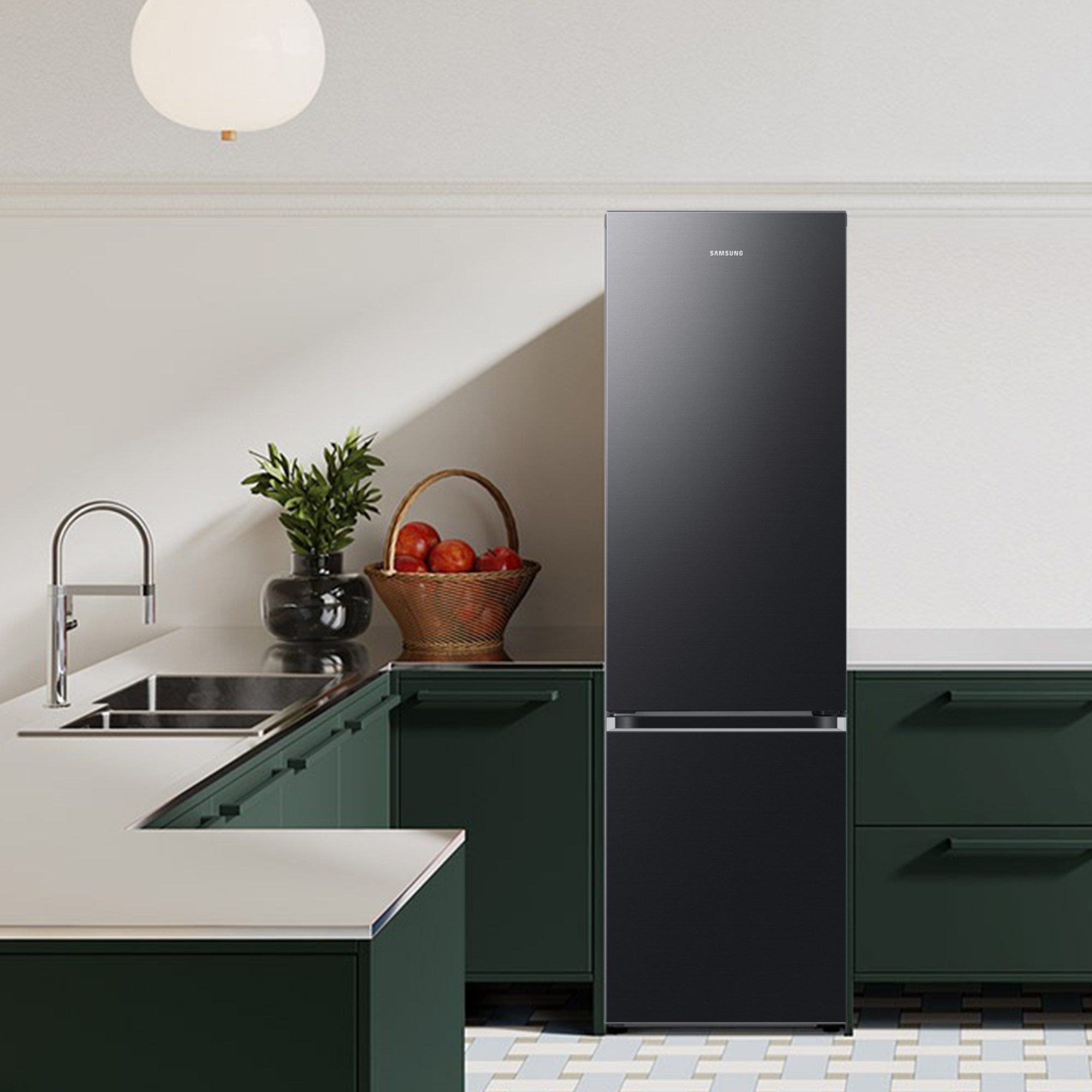 Samsung Kühl-/Gefrierkombination 7000 Serie RL38T607BB1, 203 cm hoch, 59,5 cm breit