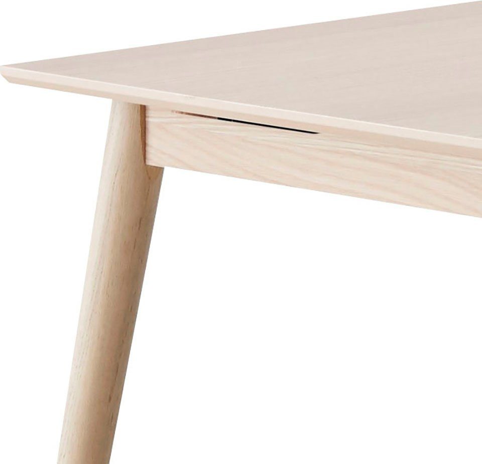 Meza Esstisch aus bootsförmige Gestell Hammel, MDF, 2 Hammel Massivholz, Tischplatte Furniture Einlegeplatten by Naturfarben