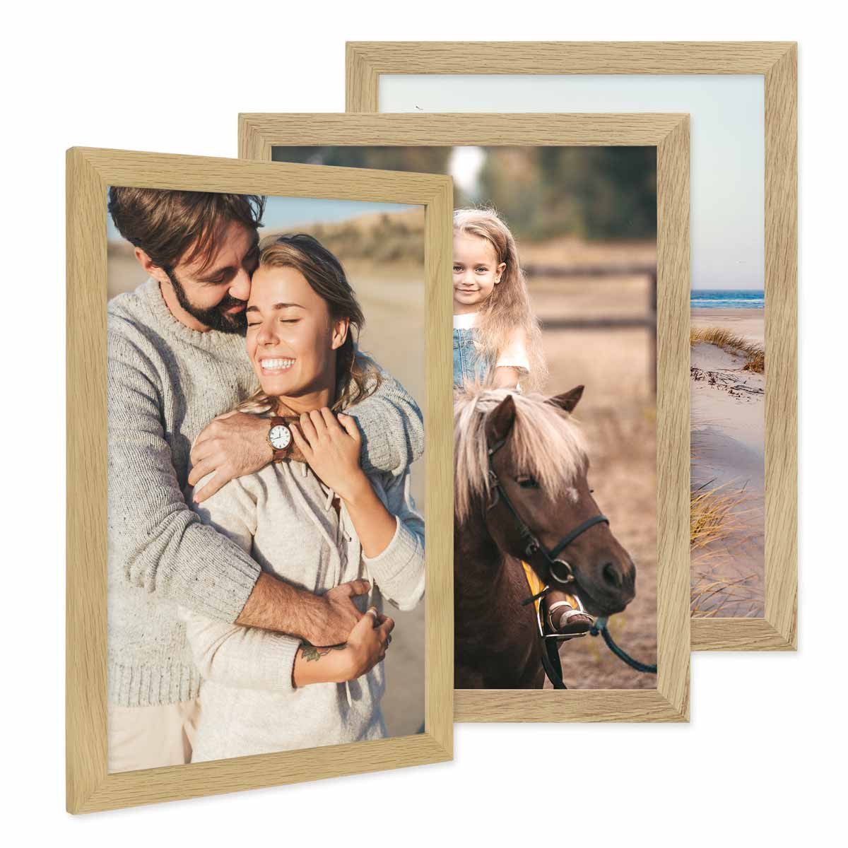 PHOTOLINI Bilderrahmen 3er Set breite Rahmen, günstig online kaufen