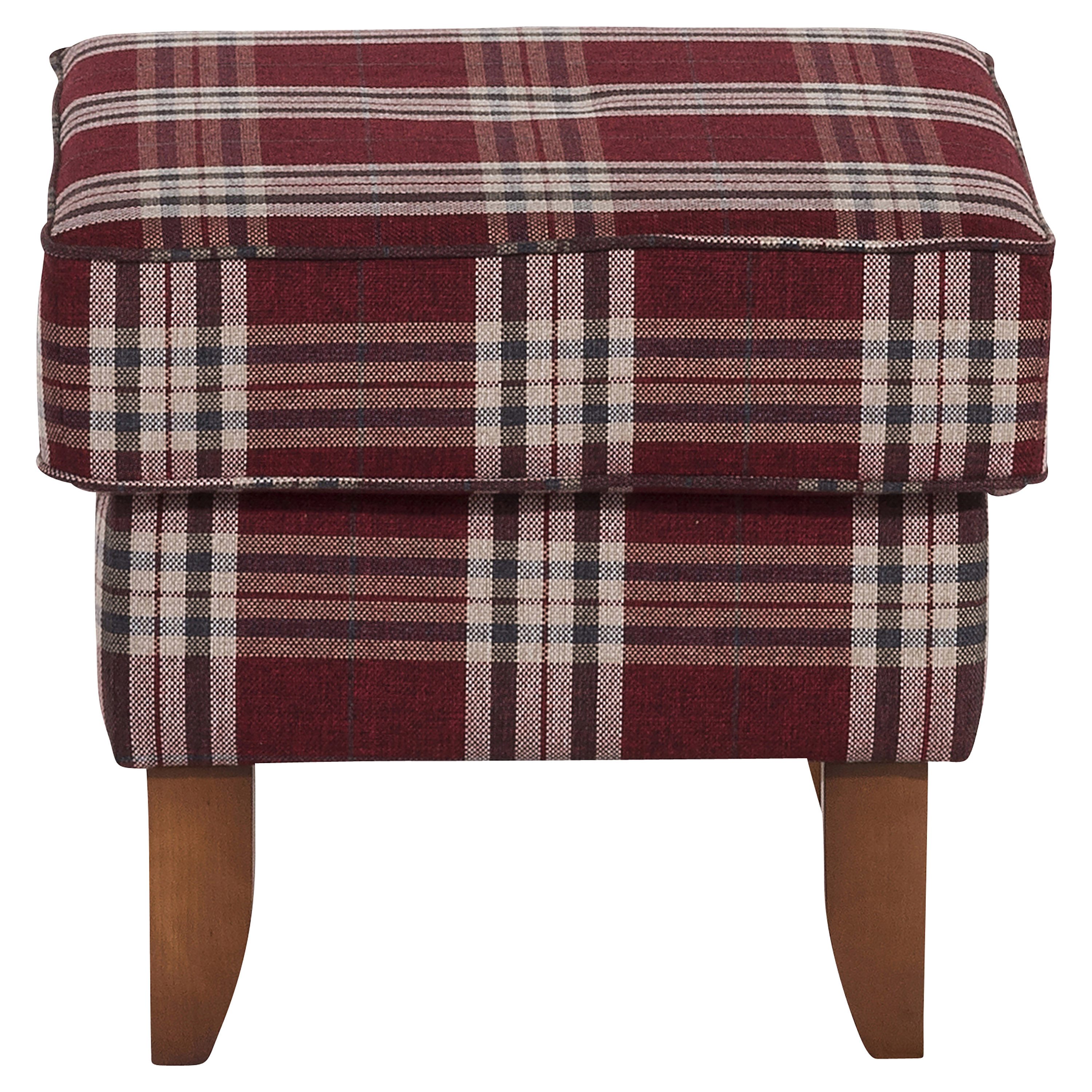 Max Winzer® Ohrensessel Verita, Hocker kariert