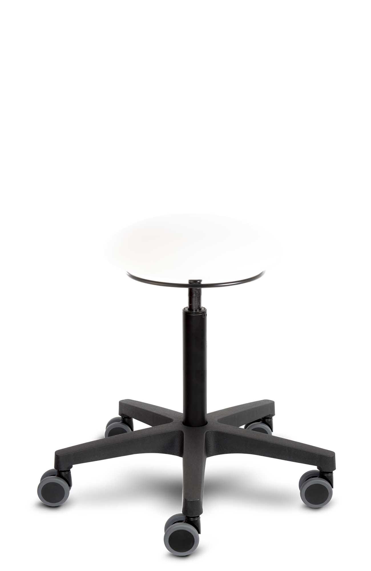 Prova Nova Drehhocker Roll- und Drehhocker Poppi® Dijon 4156, Sitzhöhe ca. 51-72 cm,Pilzsitz